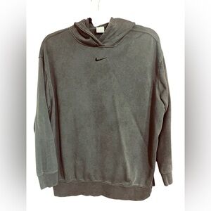 Nike Center Swoosh Sage Color Washed Fleece Hoodie Size XL